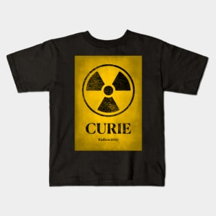 Marie Curie Radioactive Women in Science Poster Kids T-Shirt